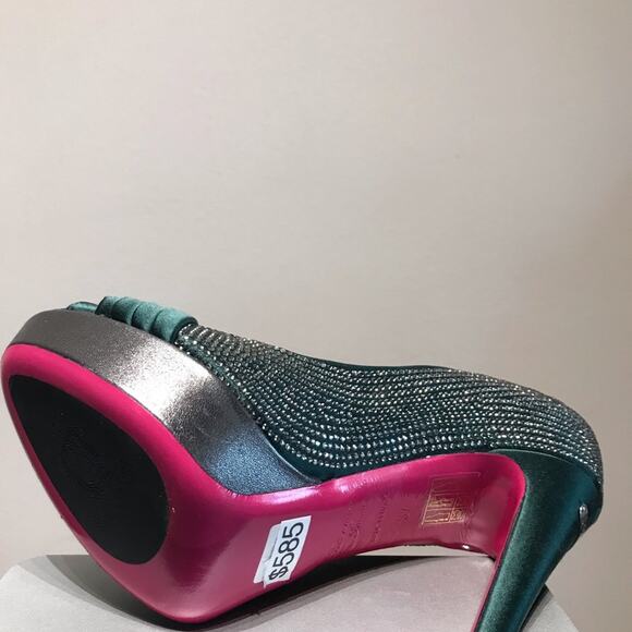 Hi heel peep toe platform